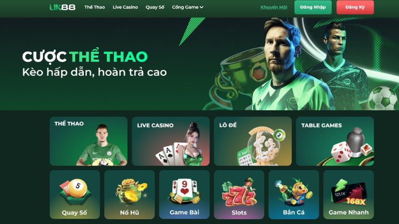 Tại Uk88 bạn sẽ có cơ hội trải nghiệm nhiều loại hình cược thể thao khác nhau
